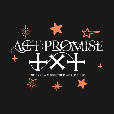 Txt T Shirt Design, Act Promise Txt, Txt Act Promise, Tomorrow X Together Tattoo, Txt Stickers, Drawing Stickers, Wallpaper Kpop, Choi Soobin, Tomorrow X Together