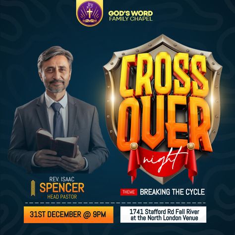 Cross Over Text Effect, Crossover Night Flyer Design, 31st Night Church Flyer, Crossover Flyer Design, Cross Over Night Flyer Design, Cross Over Flyer Design, Church Flyer Design Templates, 31st Night, Church Banners Designs