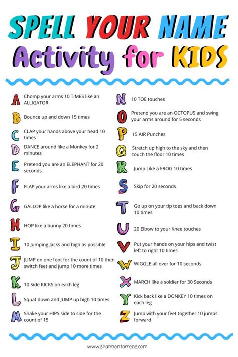 Get The Wiggles Out Activities, Power Hour Ideas For Kids, Before School Activities For Kids, Activities For Grade 2 Kids, Name 5 Things Game, Homeschool Name Ideas, Class Names Ideas, Whats Your Name Game, Therapy Activity For Kids