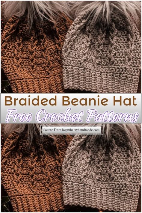 Crochet Hats Free Pattern Ladies, Beanie Pattern Free, Crochet Beanie Pattern Free, Learn Crochet, Crochet Hat For Beginners, Beanie Hat Pattern, Crochet Beanies, Crochet Women, Crochet Baby Hat