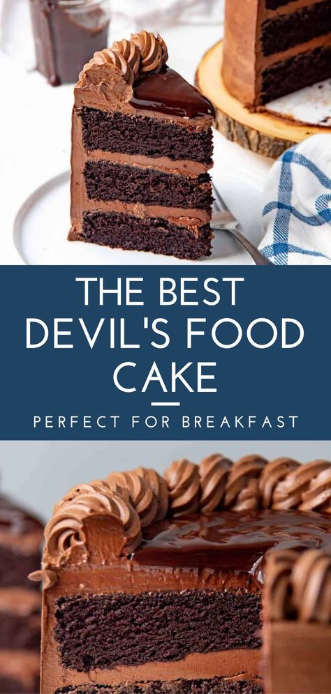 Sweets Board, Dessert Breads, Devil's Food Cake, Devils Food Cake Mix Recipe, Fantastic Recipes, Devils Food Cake, Cakes Recipes, Potluck Dishes, Devils Food