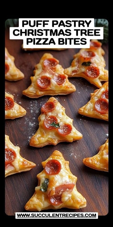 Add a playful twist to your holiday menu with these Puff Pastry Christmas Tree Pizza Bites! Perfect for snacking, these bites are filled with pizza flavors in a fun, festive shape. Pizza Puffs Recipe, Christmas Tree Pizza, Puff Pastry Christmas Tree, Pastry Christmas Tree, Puff Pastry Christmas, Pastry Christmas, Individual Appetizers, Fun Holiday Treats, Pizza Shapes