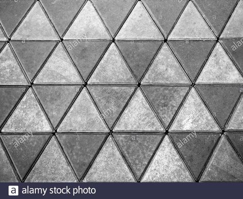 Download this stock image: Grey concrete floor, triangle pattern background. Cement tiles floor texture. - 2BJDWW7 from Alamy's library of millions of high resolution stock photos, illustrations and vectors. Tiles Floor Texture, Grey Concrete Floor, Concrete Tile Floor, Paving Texture, Cement Tile Floor, Flooring Texture, Floor Texture, Tiles Floor, Cement Floor