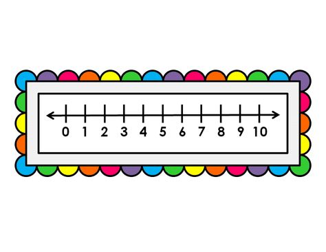 Number Line 0-10.pdf Number Line Preschool, Number Line Printable Free, Number Line Kindergarten, Number Line Activities, Printable Number Line, Free Printable Numbers, Number Lines, Math Materials, Kindergarten Learning Activities