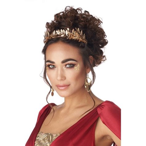 Roman Goddess Makeup, Greek Goddess Hairstyles, Grecian Hairstyles, Greek Hair, Greek Goddess Dress, Goddess Makeup, Greek Goddesses, California Costumes, Mount Olympus