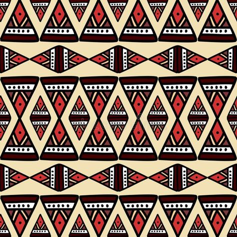 Pink Pattern Background, Aztec Symbols, Africa Art Design, African Pattern Design, Pattern Triangle, Art Premier, Aztec Art, Africa Art, Tableau Art