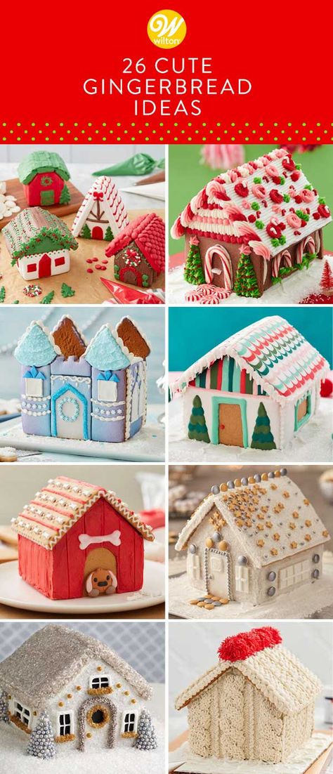 House Ideas Colorful, Cute Gingerbread House Ideas, Unique Gingerbread House Ideas, Cute Gingerbread Houses, Unique Gingerbread House, Decorating Gingerbread Houses, Cute Gingerbread House, Easy Gingerbread House, Homemade Gingerbread House