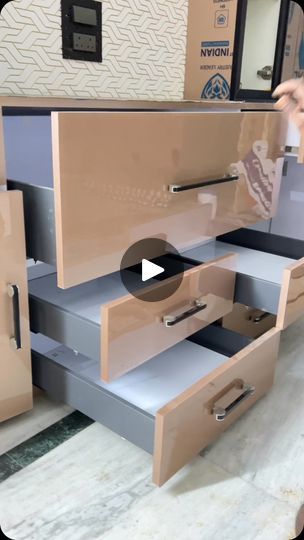 Modular Kitchen Drawers, Modular Kitchen Basket Design, Modular Kitchen Cabinets Storage Drawers, Modular Kitchen Dimensions, Hettich Tandem Drawers, Latest Parallel Modular Kitchen Design, Kitchen Cabinetry Design, Cabinetry Design, Basket Design