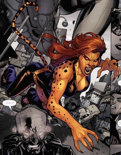 Cheetah (Dr. Barbara Ann Minerva Ph.D. alias Priscilla Rich) (Human/Mutate) (Nottingham ... Cheetah Dc Fanart, Giganta Dc, Cheetah Wonder Woman, Cheetah Dc Comics, Cheetah Dc, Injustice League, Terry Dodson, Women Villains, Dr Octopus