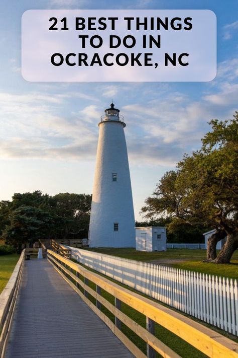 Discover the 21 best things to do in Ocracoke. Including Springer's Point Nature Preserve, Ocracoke Lighthouse, Ocracoke Preservation Museum and more. Ocracoke Lighthouse, North Carolina Beaches, North Carolina Travel, Ocracoke Island, Sand And Sea, Carolina Beach, Parasailing, Nature Preserve, Nature Trail