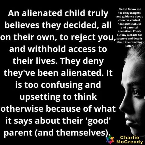 Empowering You To Overcome Parental Alienation Behaviors | An alienated child feels autonomous because their aligned parent’s psychological tactics are often subtle | Facebook Fathers Rights, Parental Alienation, Coach Me, Being Ugly, Psychology, Parenting, Feelings, Led, Quick Saves