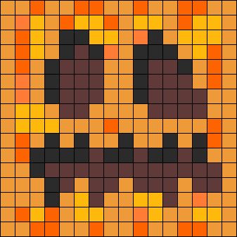 Minecraft Pumpkin Perler Bead Pattern | Bead Sprites | Characters Fuse Bead Patterns Block Patterns Minecraft, Minecraft Pumpkin Perler Beads, Minecraft Blocks Pixel Art, Minecraft Hama Beads Pattern, Perler Bead Halloween Patterns, Pumpkin Perler Beads, Minecraft Crochet Patterns Free, Pumpkin Minecraft, Perler Minecraft