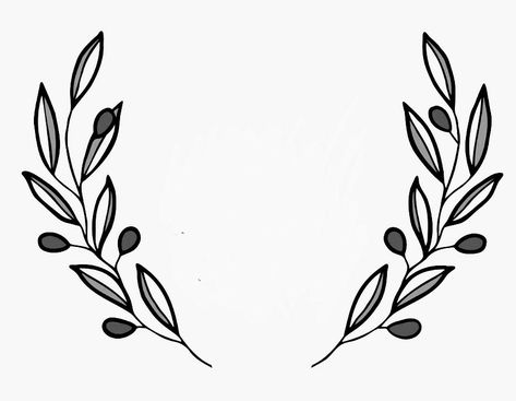 Sgraffito Patterns, Olive Branch Drawing, Personal Rebrand, Leaf Drawing Easy, Symbol Ideas, Branch Drawing, Leaves Embroidery, Belly Tattoo, Symbol Drawing