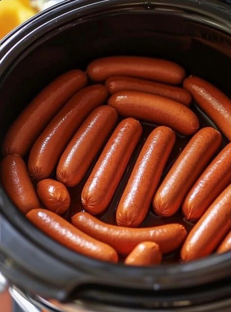 Slow Cooker Hot Dogs Hot Dogs In Slow Cooker, Hot Dogs In A Crockpot, How To Cook Hotdogs In Crockpot, Instant Pot Hot Dogs, Hot Dogs In Crock Pot Parties, Crockpot Hot Dogs Slow Cooker, Cooking Hot Dogs In Crock Pot, How To Cook Hot Dogs In A Crockpot, Hot Dogs And Sauerkraut In Crock Pot