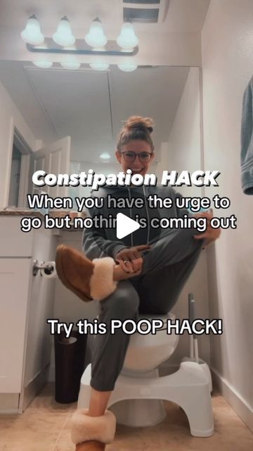 Kelly Peterson PT, DPT on Instagram: "Learn how to PASS your TOOTSIE roll and relieve CONSTIPATION⬇️⬇️⬇️  Stretching your PIRIFORMIS muscle while you are pooping or before can help release that tootsie roll!💩  Make sure to incorporate diaphragmatic breathing to BREATHE your POOP out⬇️  Are you sitting on the toilet longer than 10 minutes for a bowel movement?💩  Pooping should be completed within seconds to a few minutes!💩  Yes, even sitting for 5 minutes is a very long time for your pelvic floor. So what does it mean?💩  It means you may not being getting adequate water intake, fiber, or eating a balanced diet! It could mean that you need to exercise for improved digestion and gut motility. Remember that could be 30 minutes of walking a day!💩  I find TIGHT pelvic floor muscles and a we Stretches For Bowel Movement, Bowel Movement Exercises, Exercises To Help You Poop, Stretches To Help You Poop, How To Poop Everyday, How To Pass Out, How To Poop When Constipated Fast, Stretches For Constipation Relief, Stretches For Constipation