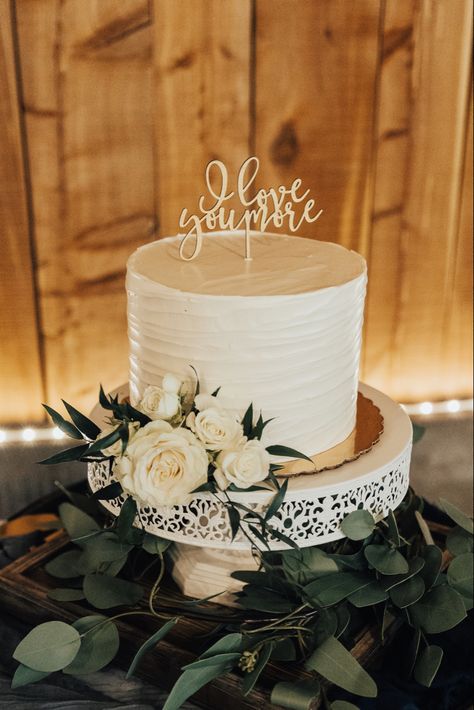 Bare Cake, 1 Tier Wedding Cakes, Single Tier Wedding Cake, Wedding Cakes One Tier, Perfect Wedding Cake, Boho Wedding Cake, Small Wedding Cakes, Dream Wedding Cake, Wedding Cake Rustic