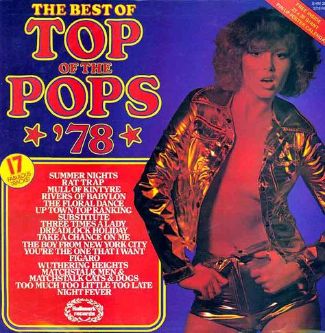 Top Hits (Various Artists) by retro-space, via Flickr In The Year 2525, Nostalgic Music, Top Of The Pops, Childhood Memories 70s, Pin Up Posters, Pop Albums, Music Cover, Pop Hits, 70s Music