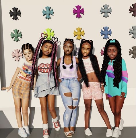 Sims 4 Cc Child Lookbook, Black Sims 4 Cc Infant, Kids Outfits Sims 4 Cc, Sims 4 Cc Lookbooks Clothing Kids, Sims 4 Preteens Cc Clothing, Sims 4 Toddler Clothes Urban, Sims 4 Kid Cc Clothes, Sims4 Kids Clothes, Sims 4 Mods Clothes Baddie