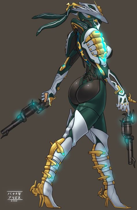 Mesa Prime, Warframe Characters, Warframe Art, Clothing Design Sketches, Alien Art, Robots Concept, Robot Art, Robot Concept Art, Figure Drawing Reference