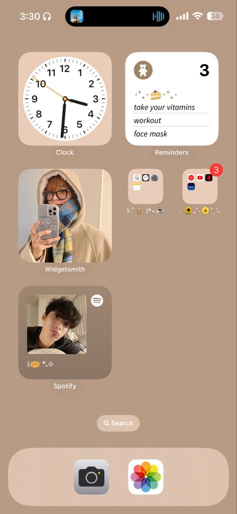 Layout Phone, Ios Aesthetic, Phone Inspo, Iphone Organization, Phone Theme, Apple Phone Case, Homescreen Ideas, Homescreen Layout, Iphone Layout