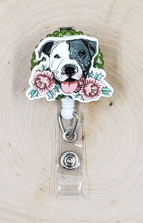 Vet Tech Gifts, Cute Badge Reel, Tech Gift, Nurse Badge Holders, Vet Tech, Retractable Badge Reel, Clear Vinyl, Badge Holder, Badge Holders Lanyard