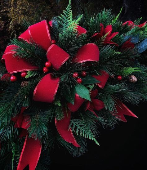 Winter Memorial Flowers Cemetery Saddle Headstone Flowers | Etsy Christmas Cemetery Flowers, Headstone Flowers, Personalized Sash, Gravesite Decorations, Flowers Winter, Grave Flowers, Grave Decorations, Grave Markers, Red Poinsettia