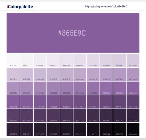 Pantone Color Book, Space Information, Hexadecimal Color, Hex Color, Pantone Colour Palettes, Purple Color Palettes, Hex Color Palette, Color Palette Challenge, Color Schemes Colour Palettes