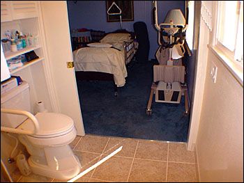 Redesign a Tiny Bathroom to make it a Handicap Wheelchair Accessible B – Accessible Construction Wheelchair Accessible Home, Wheelchair Accessible Bathroom, Accessible Bathrooms, Accessible Home, Ada Bathroom, Very Small Bathroom, Accessible Design, Bedroom Addition, Small Bathroom Layout