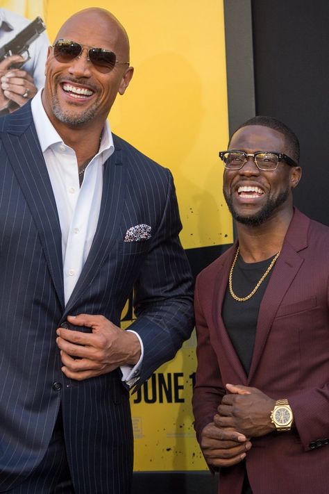 Dwayne Johnson and Kevin Hart Can't Stop Laughing While Impersonating Each Other Kevin Heart And The Rock Funny, Kevin Hart Aesthetic, Celebrity Laughing, Kevin Hart And The Rock, The Rock Funny, The Rock And Kevin Hart, Dwayne Johnson And Kevin Hart, Dwayne Johnson Family, Bsf Goals