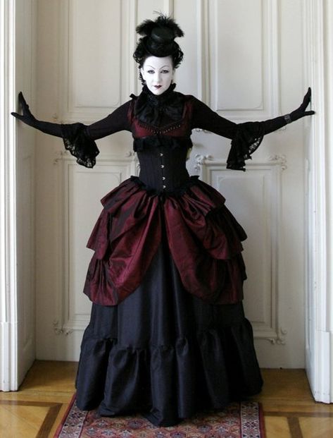 www.shadechamber.com  #gothic Gothic Gowns, Gothic Mode, Victorian Goth, Elegant Gothic, Goth Dress, Gothic Beauty, Gothic Dress, Gothic Girls, Gothic Outfits