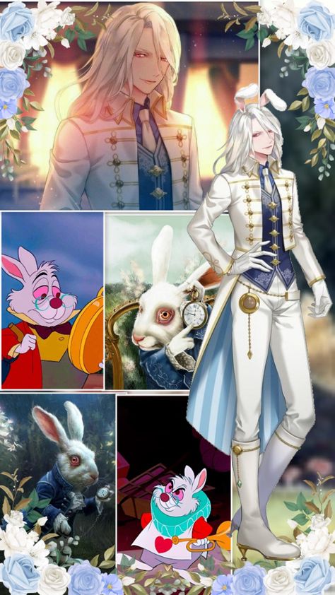 Male Alice In Wonderland, Alice In Wonderland Fanart, Cheshire Cat Art, White Rabbit Alice In Wonderland, Male Art Reference, Sans X Frisk Comic, Alice In Wonderland Drawings, Alice In Wonderland Characters, Alice In Wonderland Theme