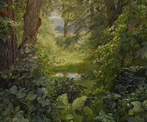 William Trost Richards "Woodland Landscape" aka "Woodland … | Flickr Woodland Landscape, Hudson River School, Ireland Landscape, Pre Raphaelite, Oil Painting Reproductions, Landscape Artist, Painting Reproductions, Woodland Creatures, Pics Art