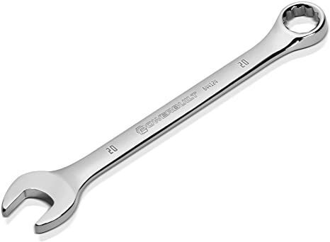 Powerbuilt 644124 Metric 20mm Polished Combination Wrench Beautiful Mirrors, Workshop Equipment, Wrench, Polished Chrome, Things To Sell, Square