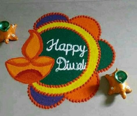 Latest 50 Easy Rangoli Designs Kolam For Beginners for Festivals - Tips and Beauty Diwali Rangoli For Kids, Rangoli Easy Simple For Kids, Best Rangoli Designs Diwali, Rangoli For Diwali Festivals, Rangoli For Kids, Rangoli Designs For Kids, Best Rangoli Designs, Best Rangoli, Happy Diwali Rangoli