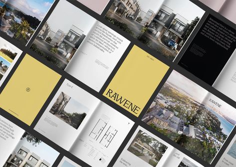 Property Development Branding, Architect Brochure, Residential Branding, Brand Application, Black Railing, Property Branding, Property Brochures, Construction Branding, Marketing Brochure