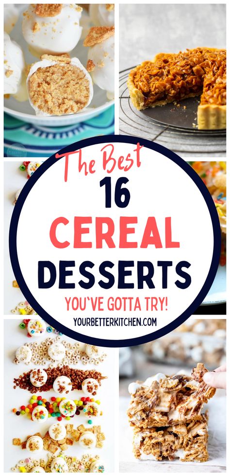 Krave Cereal Treats, Treats Made With Cereal, Recipes Using Cereal, Recipes With Cereal, Cereal Ideas, Cereal Desserts, Cookie Cereal, Marshmallow Treats Recipe, Cereal Treat Recipes