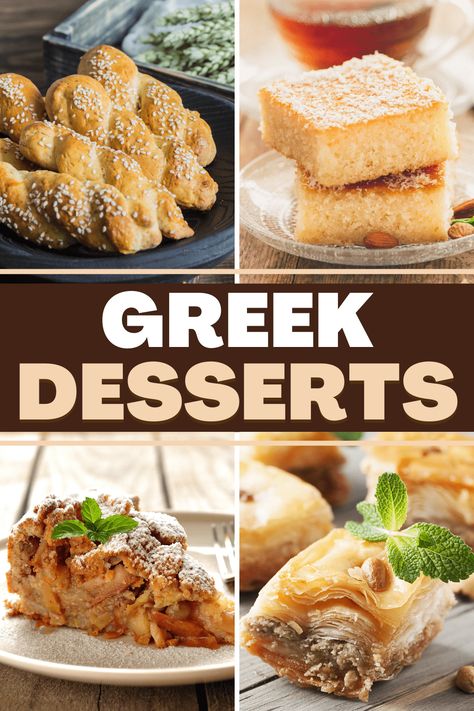 Baklava Recept, Greek Easter Recipes, Greek Donuts, Greek Recipes Easy, Greek Easter Bread, Greek Night, Mediterranean Desserts, Greek Recipes Dessert, Greek Recipes Authentic