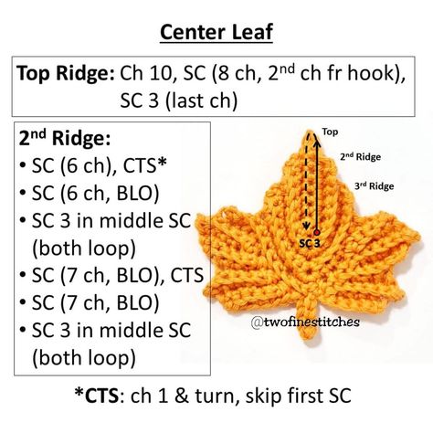 Maple leaf. Follow @noolthings_swaroopa • Pattern by @twofinestitches Free mini maple leaf pattern! 🍁 Big loves to all of you who… | Instagram Crochet Leaf Free Pattern, Leaf Crochet, Maple Leaf Pattern, Scrap Yarn Crochet, Instagram Pattern, Crochet Leaf Patterns, Crochet Weaves, Crochet Plant, Crochet Leaves