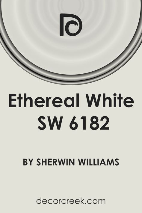 Ethereal White SW 6182 Paint Color by Sherwin Williams Ethereal White Sherwin Williams, Exterior White Paint Colors, White Trim Paint, Sherwin Williams White Paint Colors, Sherwin Williams White Paint, White Paint Colors For Walls, Sherwin Williams Coordinating Colors, White Sherwin Williams, Off White Paint Colors