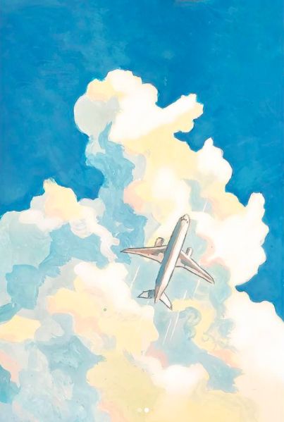 Simple Studio Ghibli Art, Studio Ghibli Tutorial, Studio Ghibli Reference Photos, Clouds Studio Ghibli, Ghibli Tutorial, Ghibli Painting Reference, Studio Ghibli Background Painting, Studio Ghibli Clouds, Studio Ghibli Sky