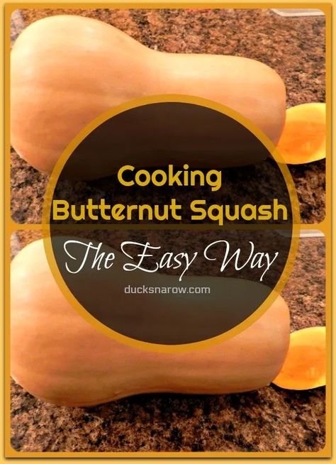 How To Cook Butternut Squash The Easy Way - Ducks 'n a Row How To Prepare Squash, Cook Butternut Squash, Buttercup Squash, Turkey Dinner, Acorn Squash, Think Again, Holiday Dinner, Again And Again, Fun Cooking