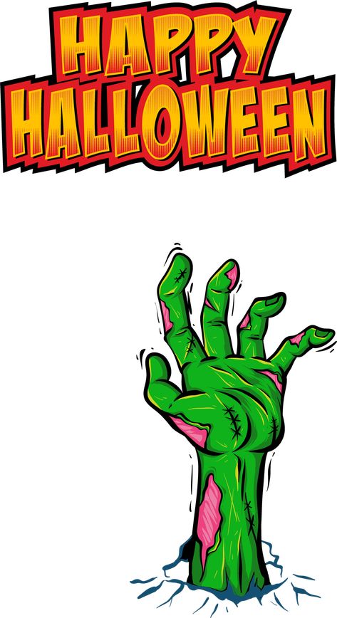 Zombie Hand Reference, Nightmare Drawing, Hello Zombie, Zombie Background, Halloween Graffiti, Zombie Clipart, Cute Halloween Drawings, Zombie Illustration, Neon Halloween