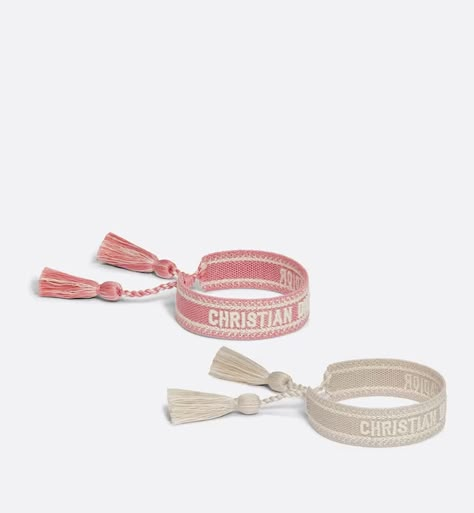 Designer Bracelets for Women | Luxury Bracelets | DIOR Dior Cotton Bracelets, Dior Bracelet Pink, J'adior Bracelet Set, Cristian Dior Bracelets, Christian Dior Bracelet Woven, Jadore Dior Bracelet, Dior Bracelet Woven, Dior Things, Bracelet Dior