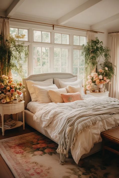 80+ Gorgeous Cottagecore Bedroom Ideas Cottage Core Bedroom Decor, Cottagecore Bedrooms, Floral Patterns Vintage, Cottage Core Bedroom, Cottagecore Bedroom Ideas, Witch's Cottage, Cottagecore Bedroom, Cottagecore Home, Bedrooms Ideas