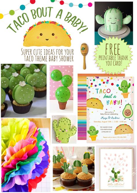 Fiesta Baby Shower Ideas, Mexican Theme Baby Shower, Taco Bout A Baby, Baby Party Favors, Mexican Baby Shower, Baby Q Shower, Baby Gender Reveal Party Decorations, Gender Reveal Party Theme, Avocado Baby