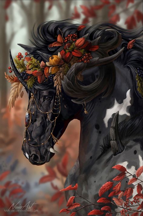 Autumn Crown, Cavalry Charge, Aesthetic Medieval, Medieval Horse, Unicorn Artwork, Medieval Aesthetic, Magical Horses, Mystical Animals, Fantasy Horses