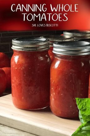 Can Whole Tomatoes, Canned Tomato Recipes, Canning Tomatoes Recipes, Preserving Recipes, Canning Pickles, Canning Whole Tomatoes, Canning Vegetables, Canning Food, Canning Food Preservation