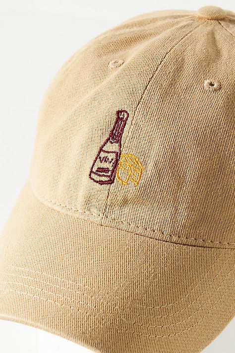 Cotton Spot clean Imported | Embroidered Icon Baseball Cap by Anthropologie in Beige, Women's, Cotton Cute Hats For Women Ball Caps, Cute Baseball Caps, Cute Baseball Hats, Baseball Hat Women, Vintage Baseball Caps, Ball Caps, Embroidered Baseball Caps, Embroidered Caps, Womens Baseball Cap