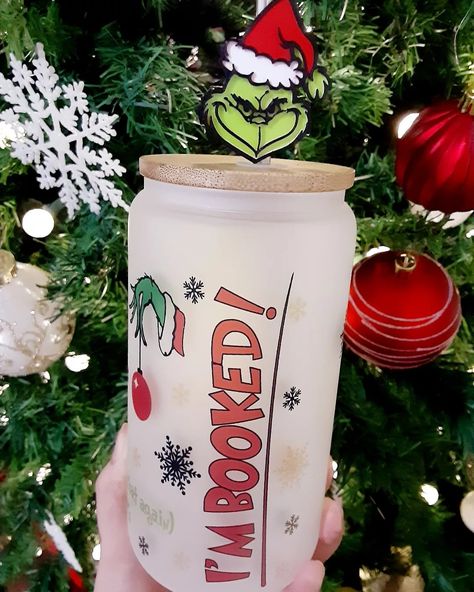 Grinch christmas my day beer can glass and straw topper Beer Can Glasses, Straw Toppers, Beer Cup, Cup Designs, Glass Beer, Grinch Christmas, Christmas Theme, My Day, Cricut Ideas