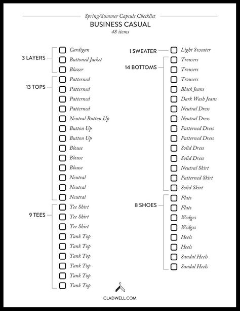 Capsule Checklist, Wardrobe Checklist, Summer Activewear, Capsule Wardrobe Checklist, Business Casual Winter, Capsule Wardrobe Basics, Neutral Dress, Trouser Pattern, Winter Activewear